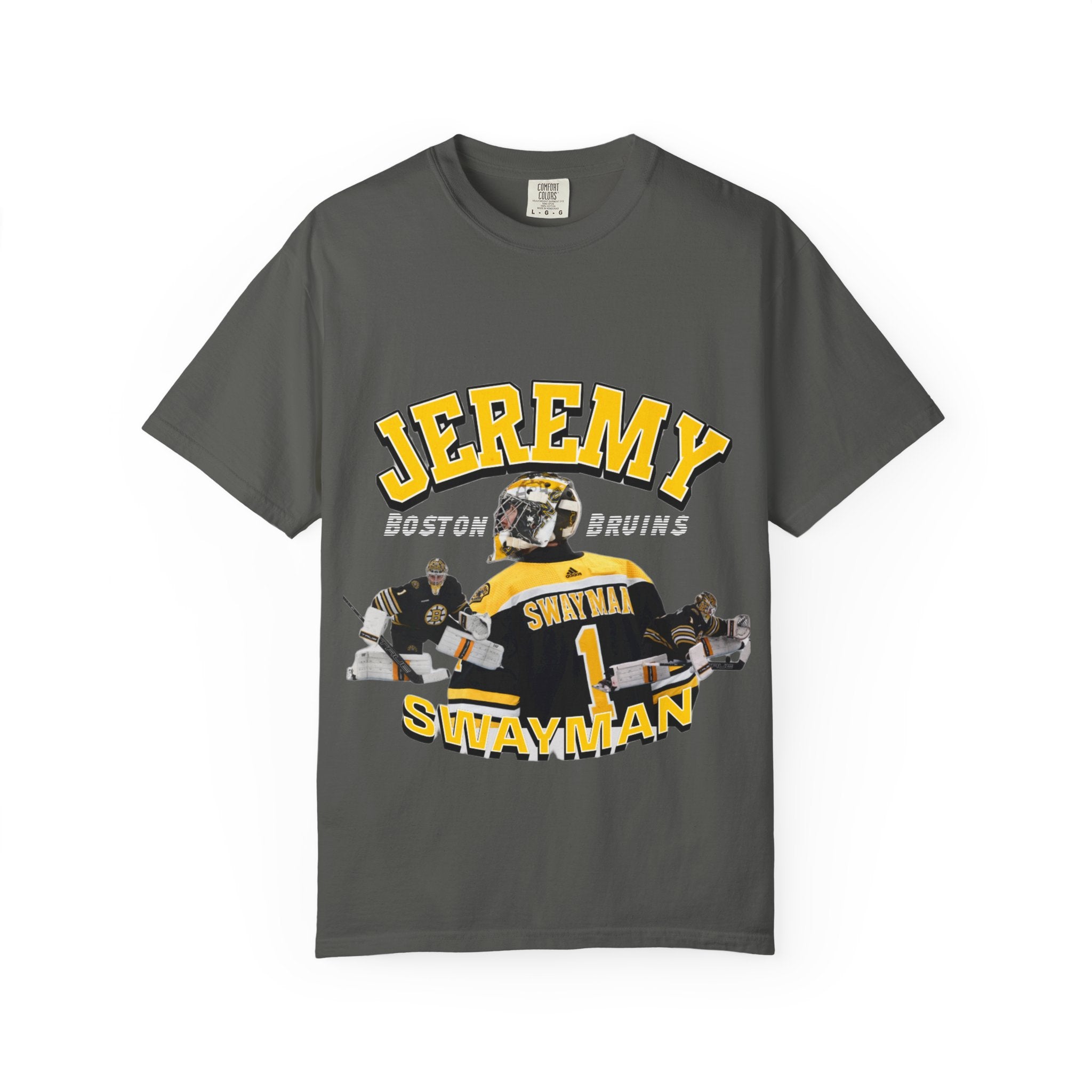 Jeremy Swayman Oversized Graphic Tee - All-Pro Vintage Exclusive