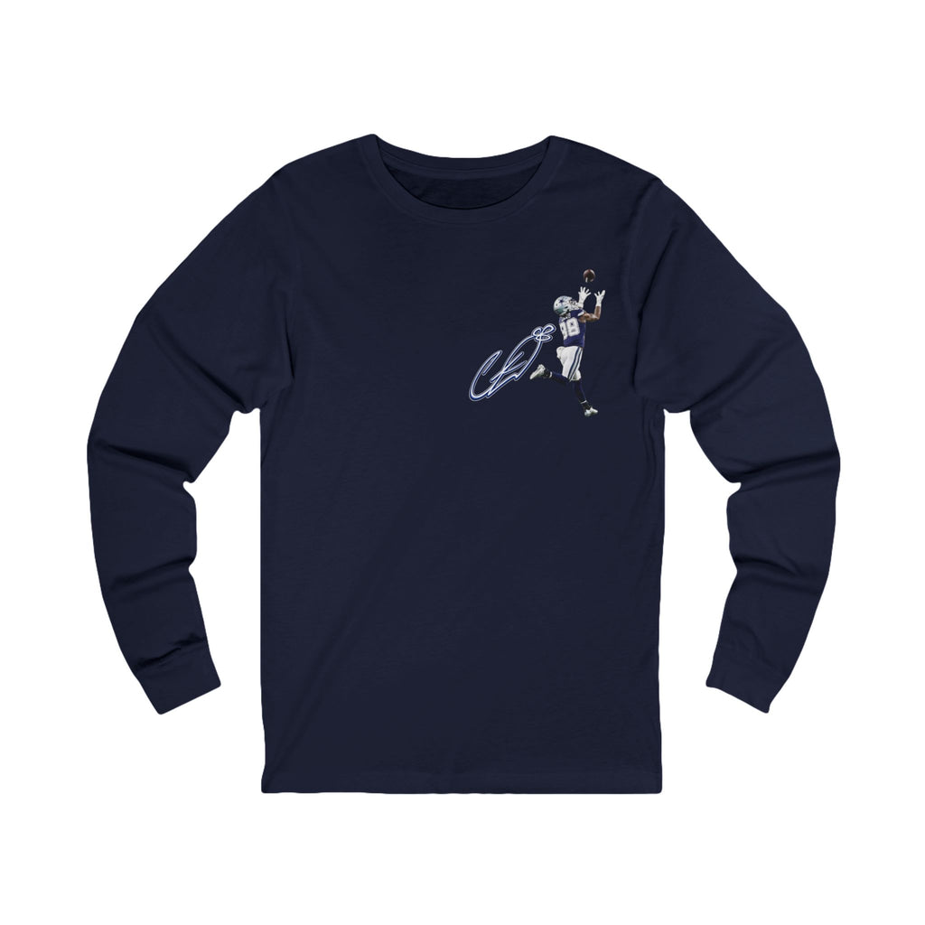 CeeDee Lamb Signature Series – Long Sleeve Graphic Tee (Navy)
