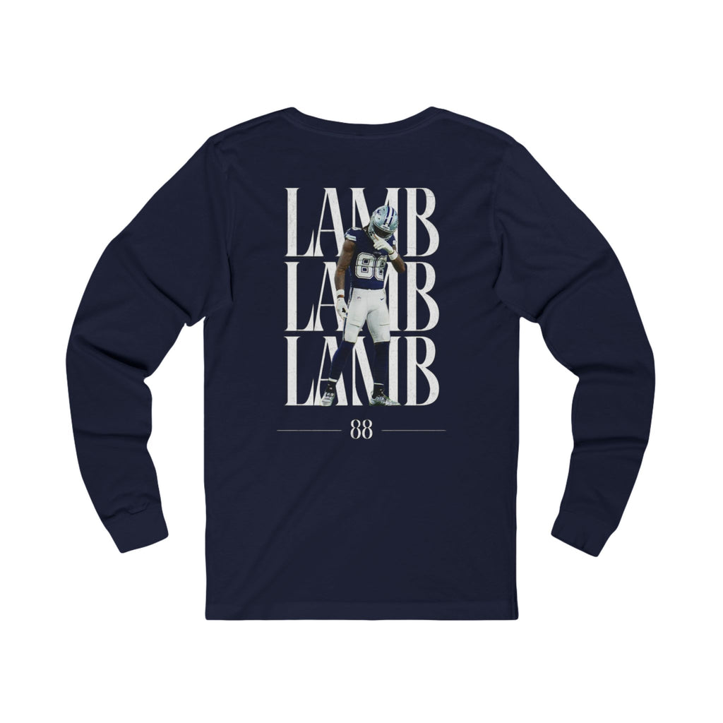 CeeDee Lamb Signature Series – Long Sleeve Graphic Tee (Navy)