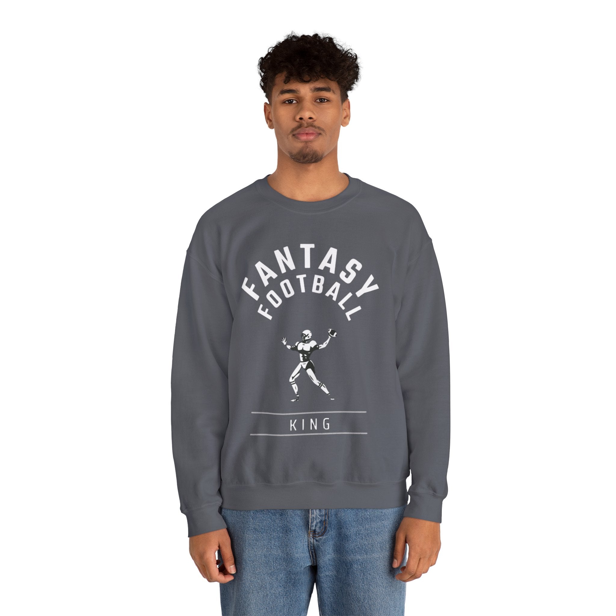 Fantasy Football King Graphic Crewneck