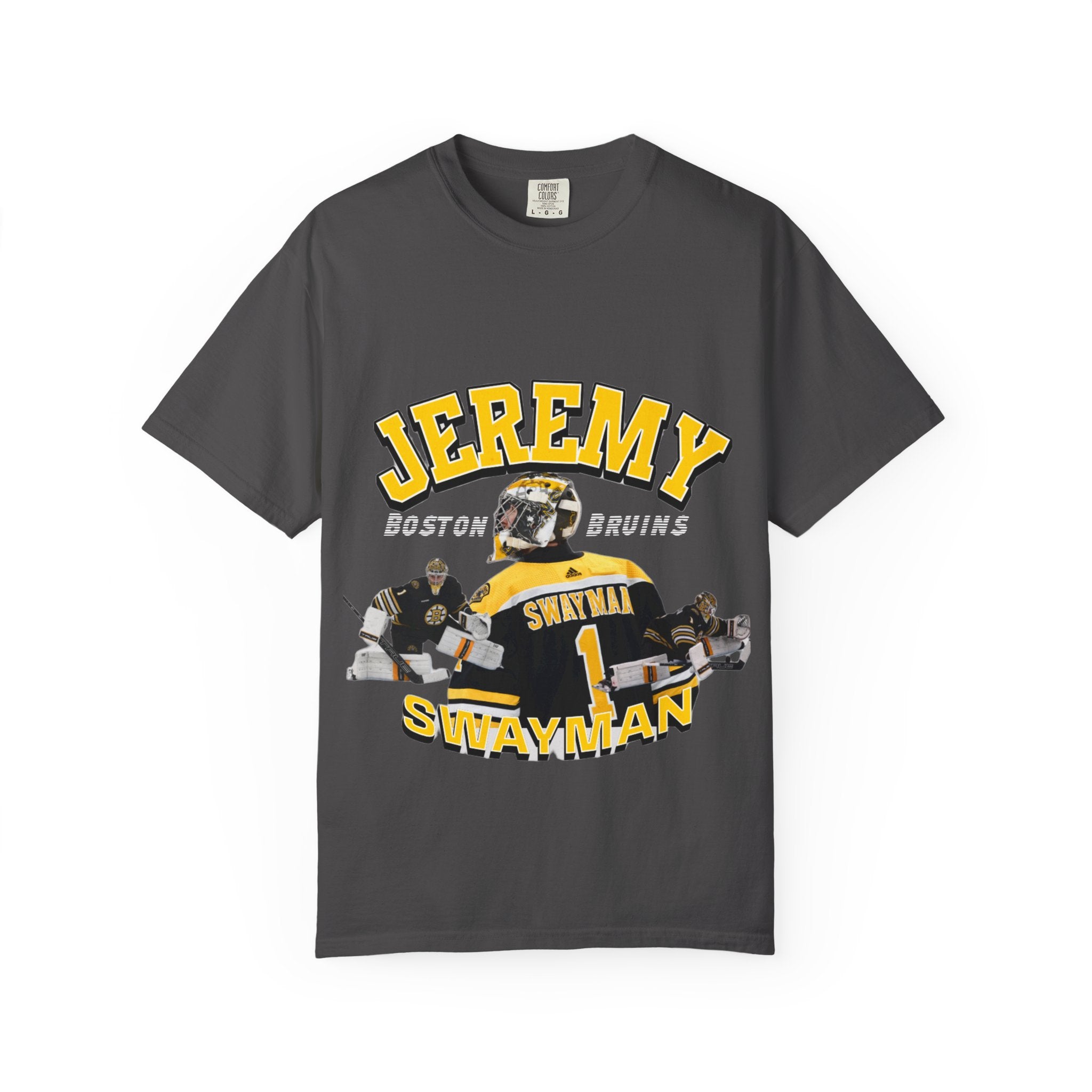 Jeremy Swayman Oversized Graphic Tee - All-Pro Vintage Exclusive