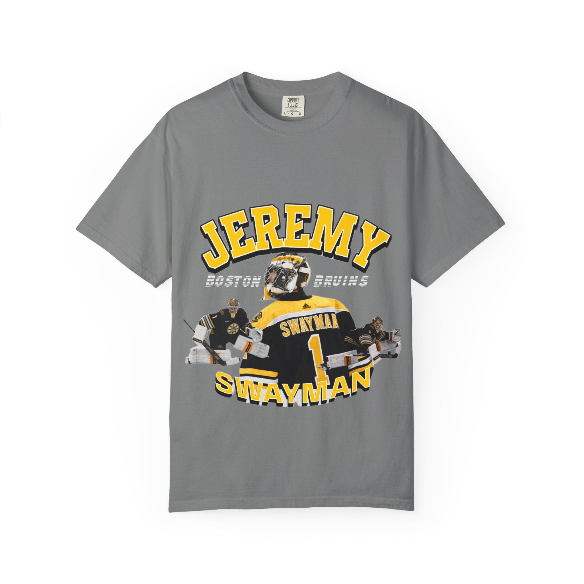 Jeremy Swayman Oversized Graphic Tee - All-Pro Vintage Exclusive